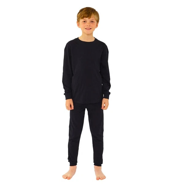 Boys Pyjama PJ Nightwear Sets 2 Piece Check Bottom Loungewear Short Long Bedlam