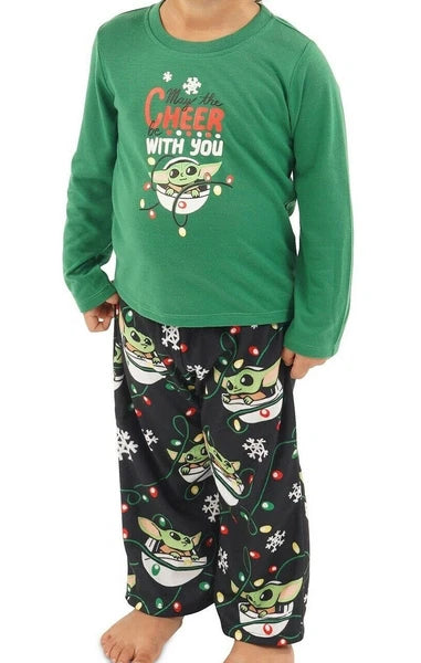 Munki Munki Baby Yoda Pajamas Mandalorian Star Wars Boy Girl Pant Toddler 3T