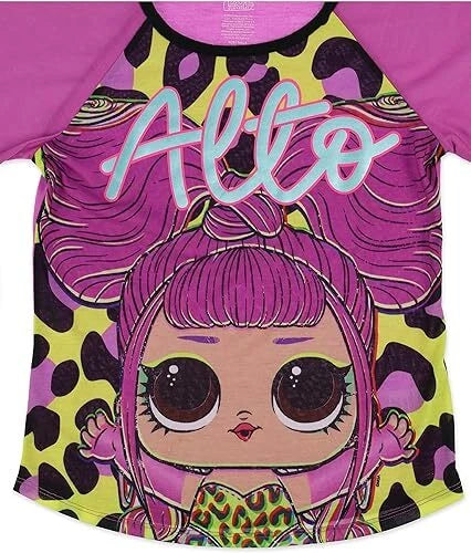 L.O.L. Surprise! Girls' Cozy Long Sleeve Pajama Set Adorable 2-Piece Sleepwear