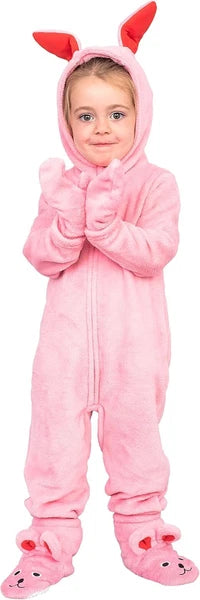 Kids/Youth/Toddler Christmas Pink Bunny Jumpsuit Halloween Christmas Costume