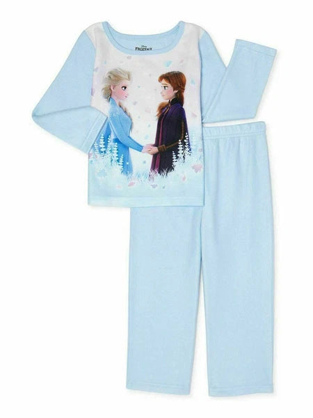 Disney Princess Frozen Pajamas 5T Toddlers Girls New 2 Piece Flannel Sleepwear
