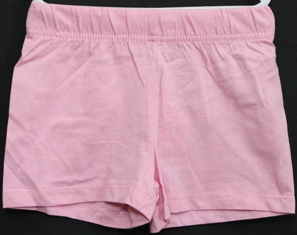 2 Pairs of Girls Plain Short Pyjamas /Mix & Match Shorty PJs in Sizes 3-10 years