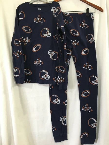 New Carter's Boys Football Pajama set 2 pc Snug Fit long sleeve U pick Navy