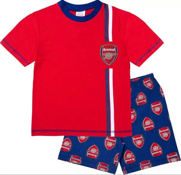 Arsenal FC Kids Short Pyjama Set Red 3 - 15 Years