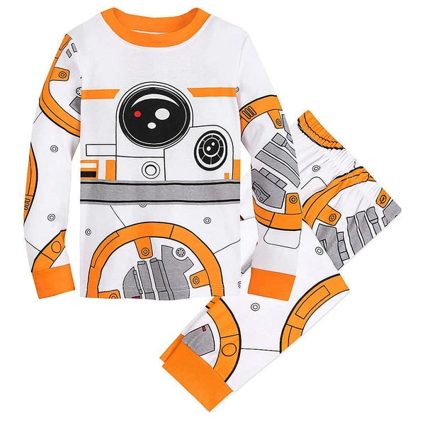 NWT Disney Store Star Wars BB-8 Costume PJ Pals Pajama Set Robot Kids Sz 5,6,7,8