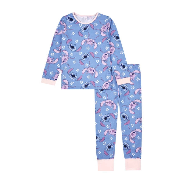 Lilo and Stitch Girls Pyjamas | Stitch & Angel PJs | Ages 5 years to 13 Years