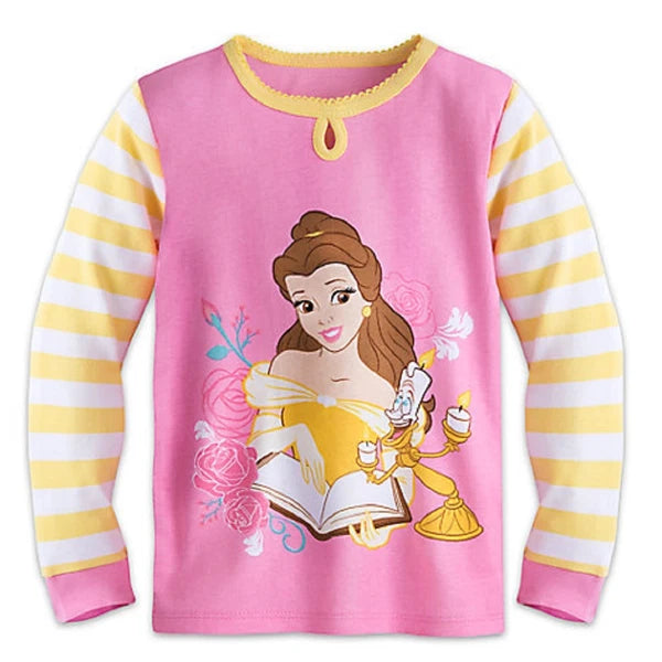 Disney Store Belle PJ Pals Sleep Set Pajamas Princess New 2017 2018